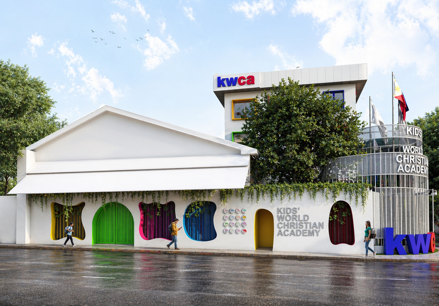 KWCA Fence & Courtyard 2